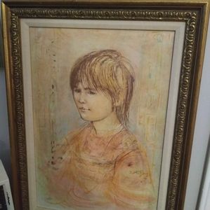 Original vintage Edna Hible numbered and signed.